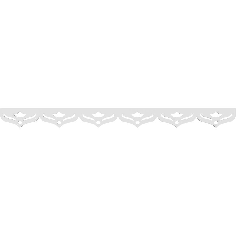 Garniture de sol en PVC de qualité architecturale H 4 po x P 5/8 po x L 48 po Kellogg, H 4 po x L 48 po x P 0,63 po