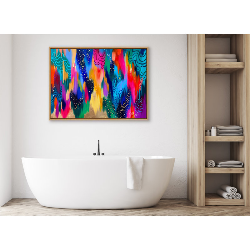 Reproduction d'art sur toile encadrée, "Ev Brushstroke 128" par Jessi Raulet d'Ettavee