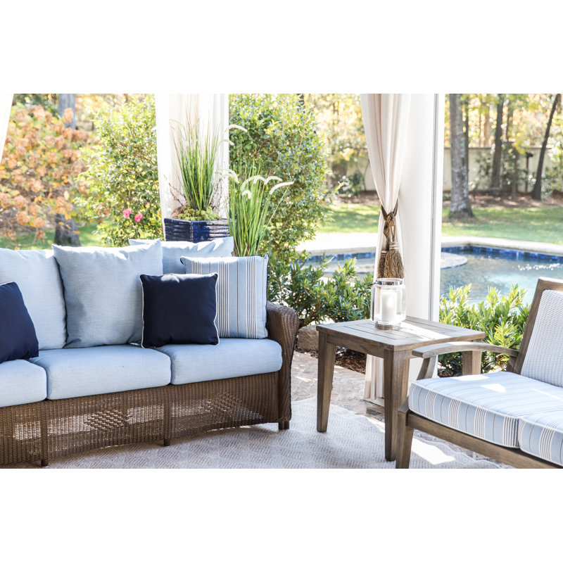 Reflections Outdoor 3 - Seat Patio Sofa, Ivory, Demo Stone