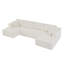 Canapé modulaire en velours côtelé 132 po-129992645