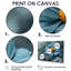 «Blue Grey Natures Marigold Photo», art mural souci-401724452-401724454