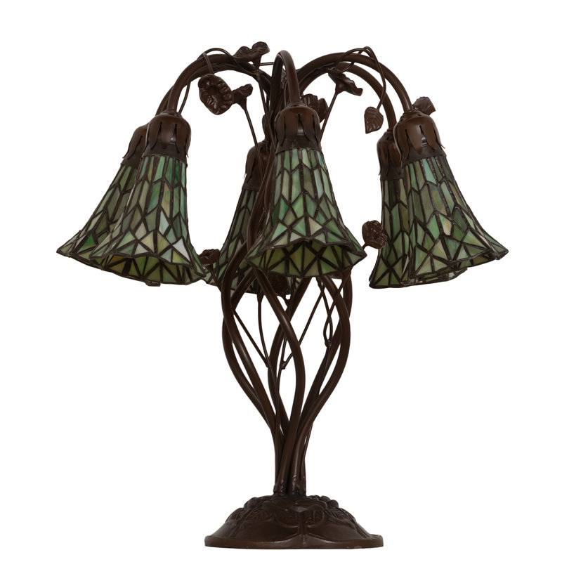 Lampe fantaisie en métal, Vert