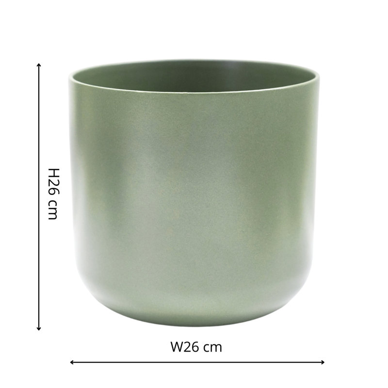 Lisbon Indoor Ceramic Planter, Sage