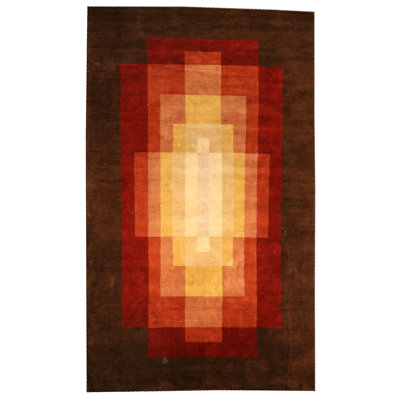 One-of-a-Kind Rectangle 6' X 9'10" Hand Knotted Area Rug