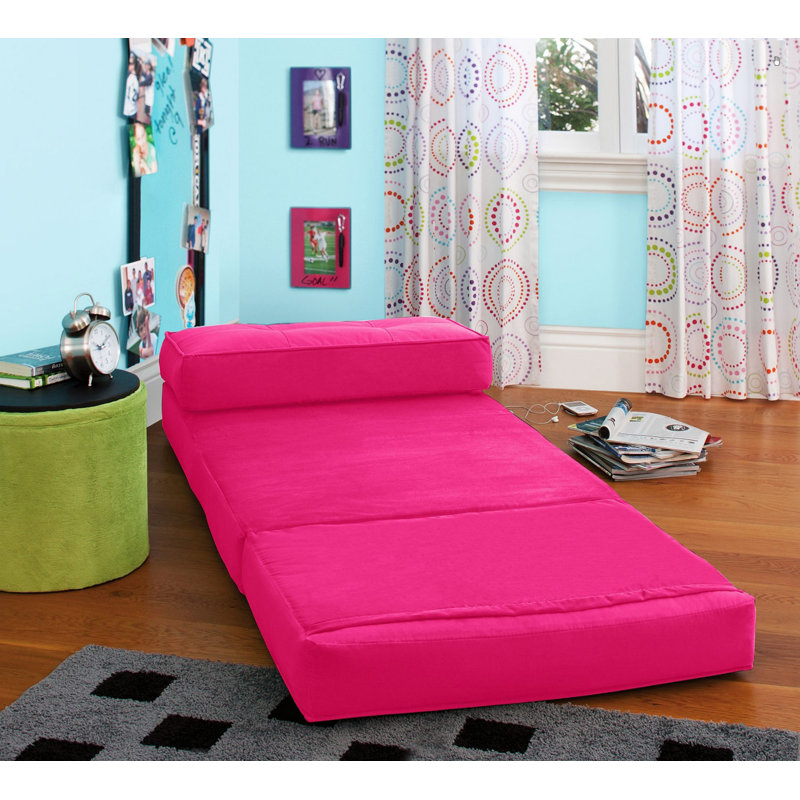 Méridienne convertible, Polyester rose
