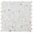 Conchella Mini Penny White 11-1/2" x 11-5/8" Natural Shell Mosaic Wall Tile