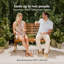 Alize Solid Wood Acacia Outdoor Bench