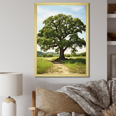 Paysage avec des impressions sur toile