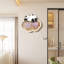 Horloge murale Panda, jolie décoration murale silencieuse, décoration murale créative pour chambre d'enfant, décoration de chambre d'enfant