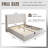 Lift Up Storage Bed With Wingback Headboard, Upholstered Platform Bed Frame With Hydraulic Storage, Linen Fabric, No Box Spring Needed-513876797-513876786