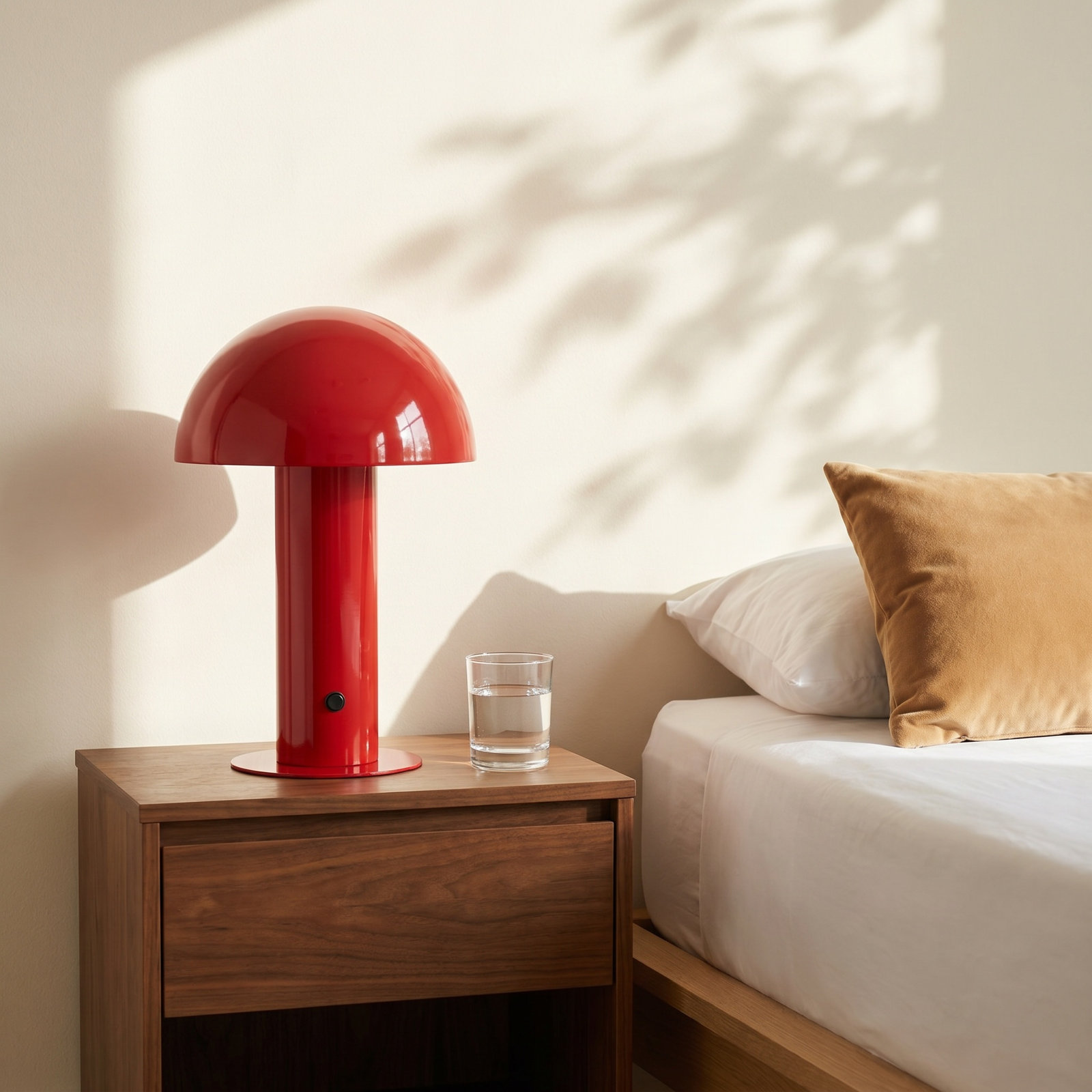 Viv Metal Desk Lamp, Red
