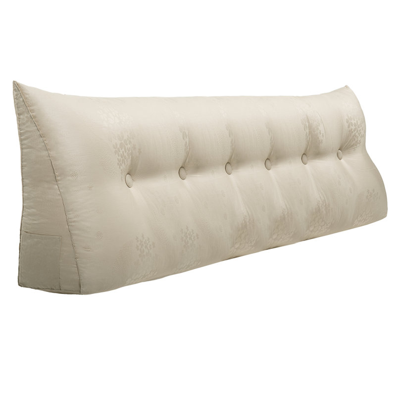 Coussin de tête de lit confortable, Très grand californien, Beige clair