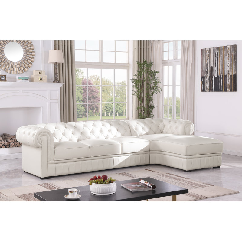 Streamline Upholstered L-Shaped Sectional, Right Hand Facing