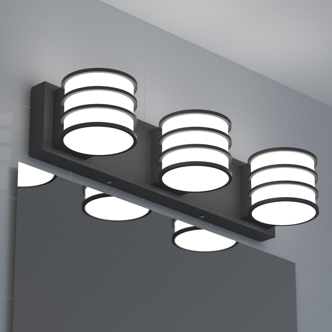 Drayce 3 - Light Dimmable LED Bath Bar Latitude Run® 