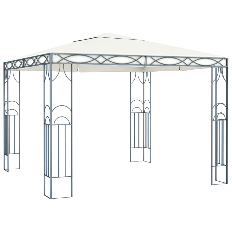Hayasdan 3m x 3m Steel Patio Gazebo, Cream