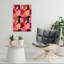 Colorful Women Profiles Abstract Colorful Modern Wall Art Print-135625875
