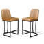 Tabouret de comptoir rembourré Malakeh-1302330096