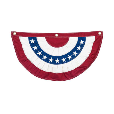 Double Sided Cotton Independence Day Bunting