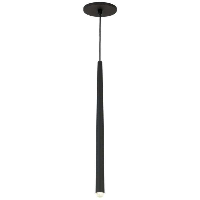 Pylon 1 - Light LED Pendant, Nightshade Black
