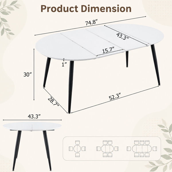 Dimensions du produit