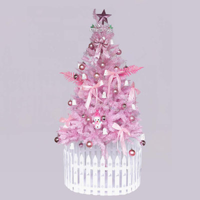 Arbre de Noël 5 pi rose