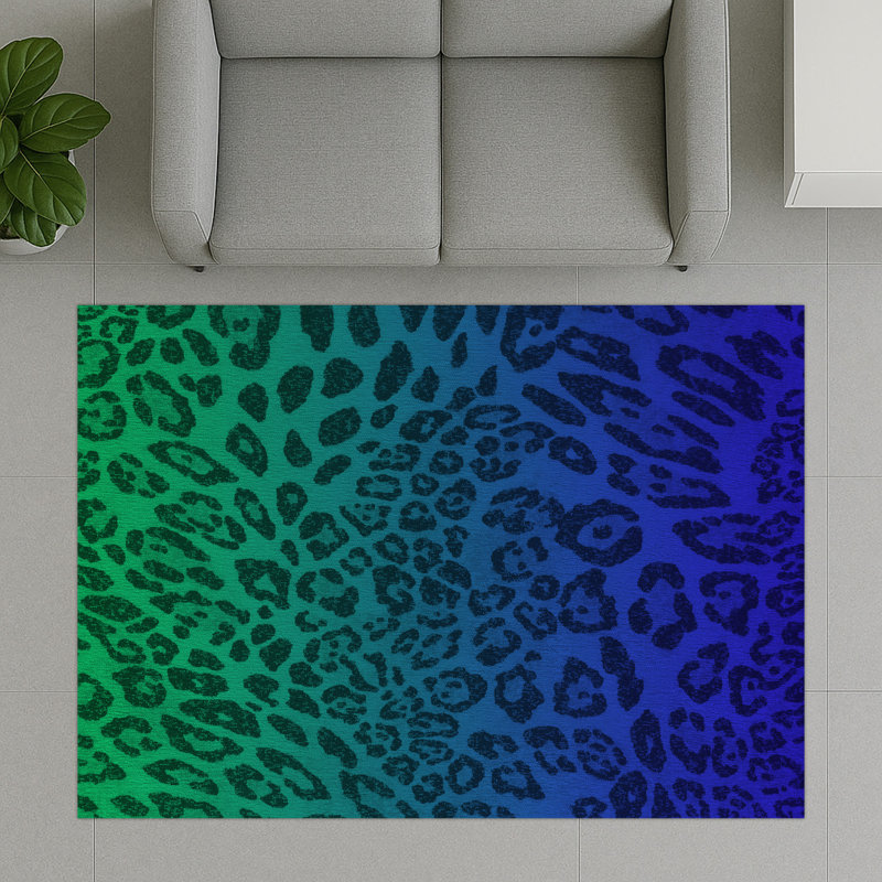 Abstract Area Rug, Rectangle 155 x 230 cm