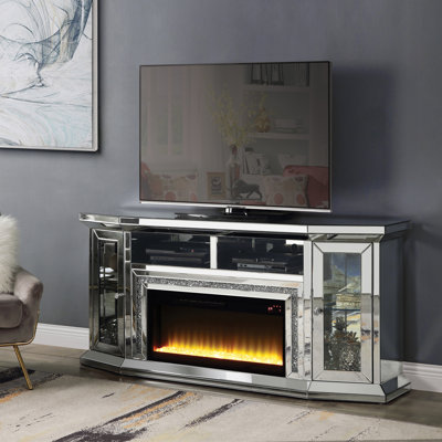Miranda Tv Stand W/Fireplace & Led