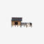 Grand chenil d'extérieur en bois avec niche pour chien-107129516