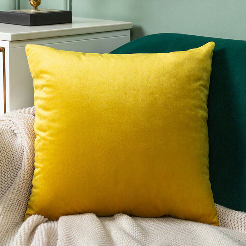 Nayelee Square Cushion Cover, Light Orange
