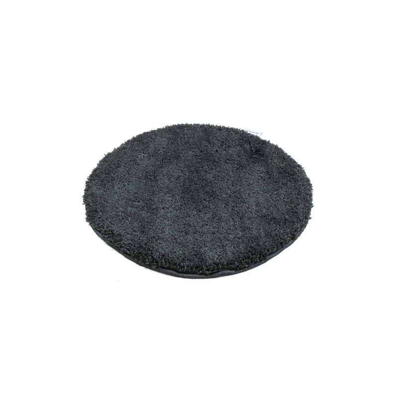 Circle Bath Rug, Anthracite, 90cm