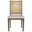 Ensemble de 2 chaises d'appoint à dossier en rotin Stewart