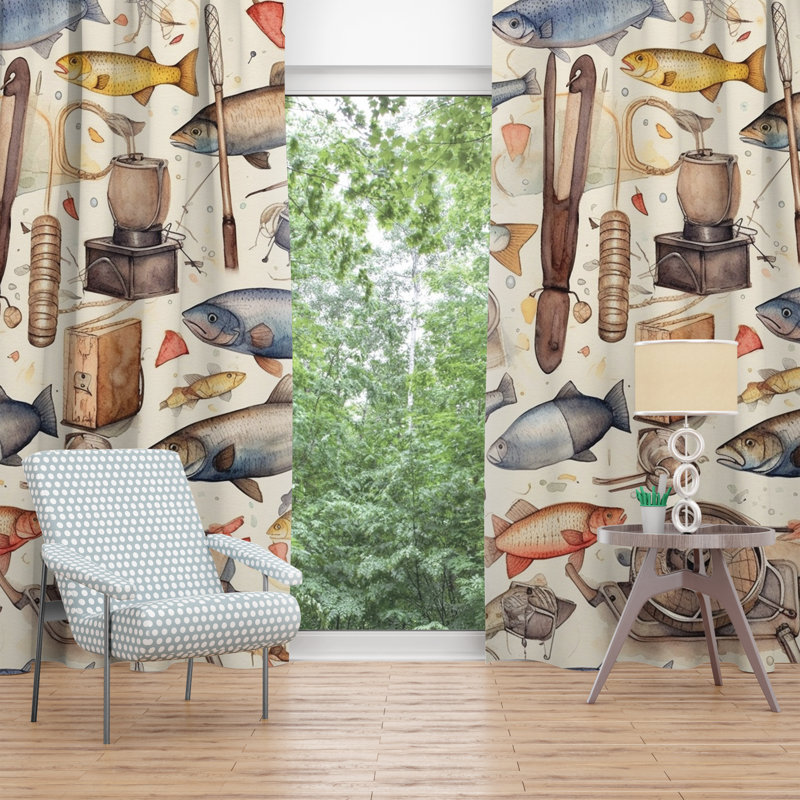 Paire de rideaux obscurcissant en polyester Greg, L 20 po x H 52 po