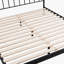 Intercon Vintage Metal Panel Bed, Black, King Size-119461834