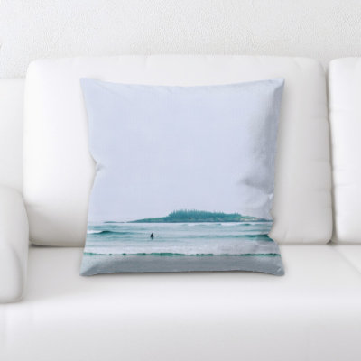 Microsuede Reversible Throw Pillow