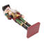 Figurine de marionnette en noyer de table, ornement de poupée de table, décoration de maison pour le bureau de chambre à coucher