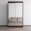 Garde-robe en wengé avec miroir Aria-2070550544-2105991398