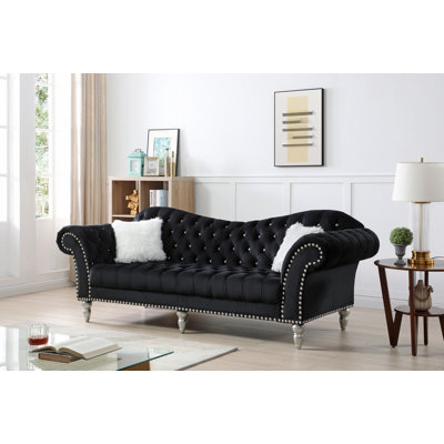 Wilshire 98in Sofa, Black