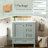 Bathroom Vanity with Ceramic Sink-1160718074