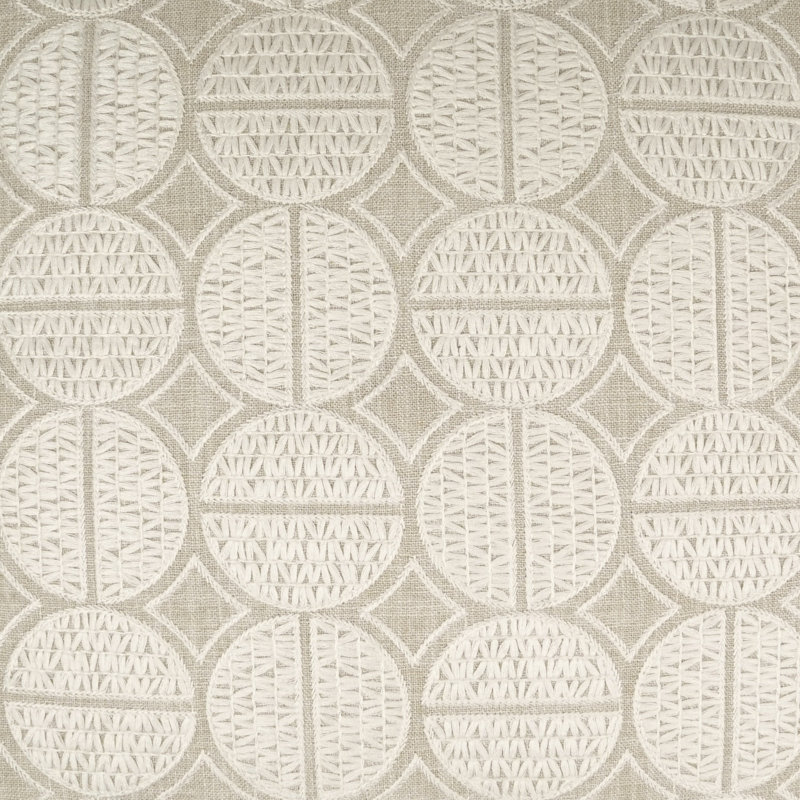 Medallions Pillow Cover & Insert, Oyster, Square 24"