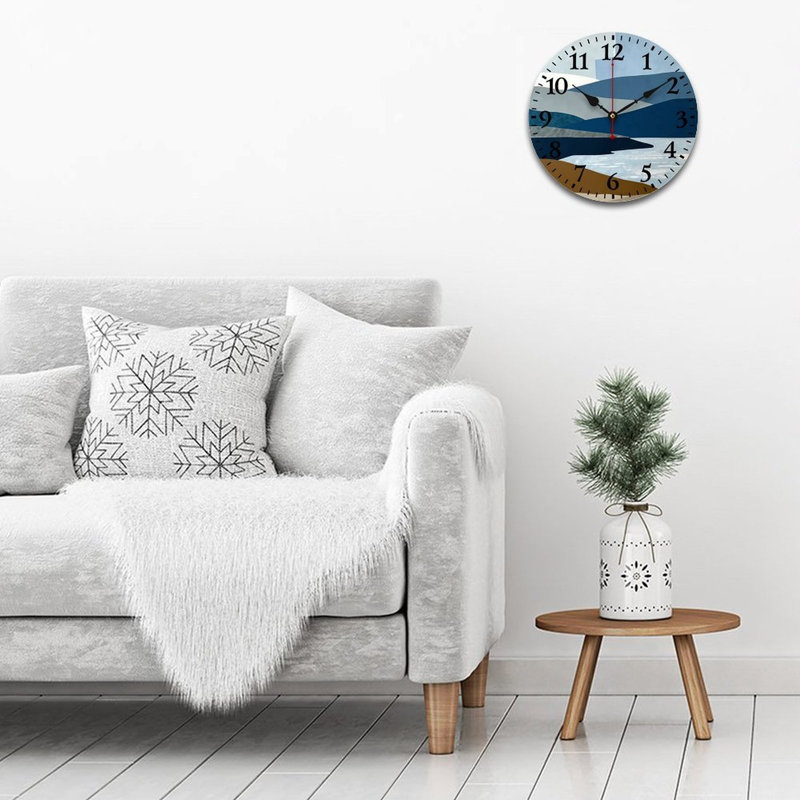 Horloge murale 12 po x 12 po