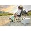 Chaise de réalisateur de camping portative pliante et portative avec structure en acier-1378116420