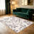 Purple Floral Vine carpet-easy to clean, machine-washable, soft and comfortable; suitable for door mats, kitchens, living rooms, bedrooms, corridors, and laundry areas. Easy to clean, durable carpet for home decoration.-49004213