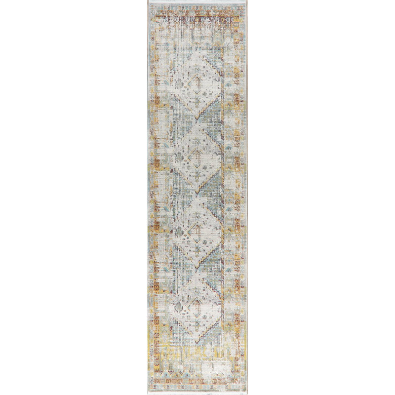 Oriental Indoor Rug, Runner 2'6" x 10'