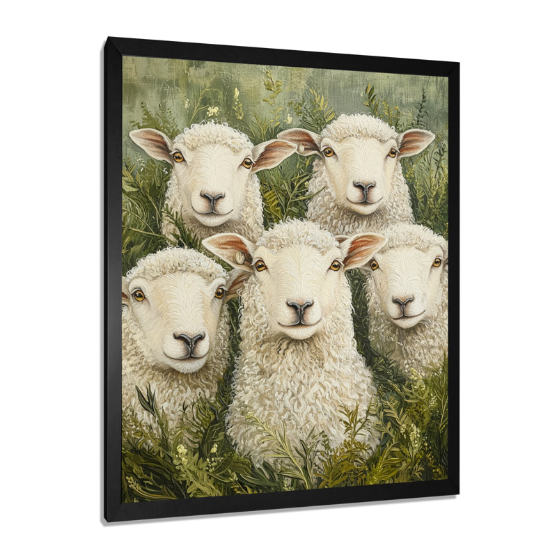 Harjo - animaux, reproduction d'art sur toile, H 20 po x l 12 po, Reproduction encadrée d'une seule photo