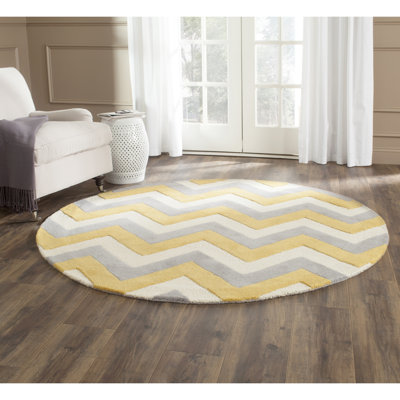 Tapis en laine touffeté à la main Sanyla