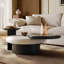 Pedestal Coffee Table with Storage