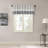 Amherst Grey Pintuck Single 50x18" Window Valance-328277323