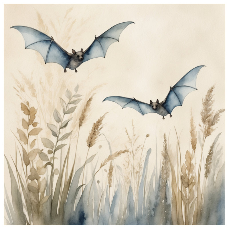 Toile volante de chauves-souris volantes dans de nombreuses tailles, 20 po x 30 po