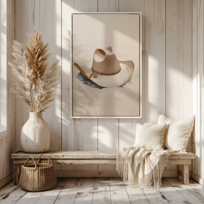 Sandy Cowboy Essentials II Canvas Print in a Frame