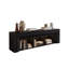Foyer en bois manufacturé noir-117598176-117598178